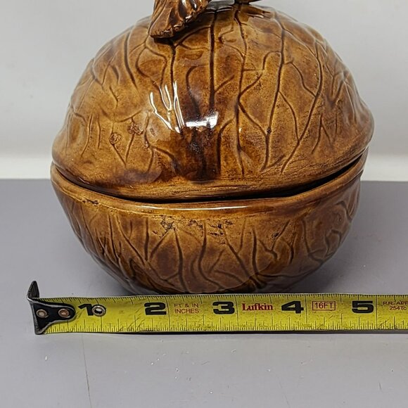 Vintage Handcrafted Holland Mold Squirrel‎ Nut Bowl With Lid - Picture 16 of 16